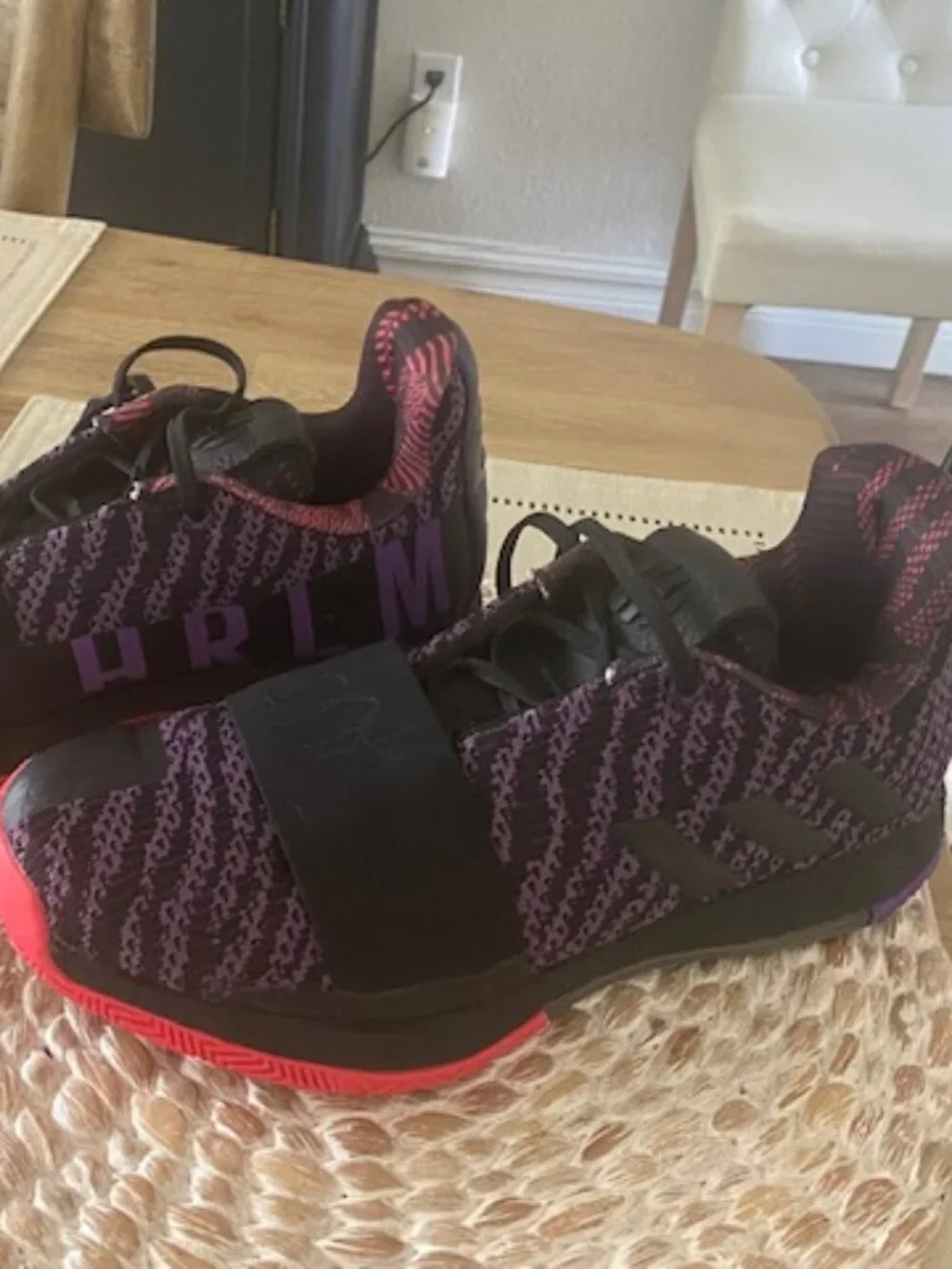 Mens adidas Harden Vol. 3 Legend Purple Core Black Size 7.5 U.S.